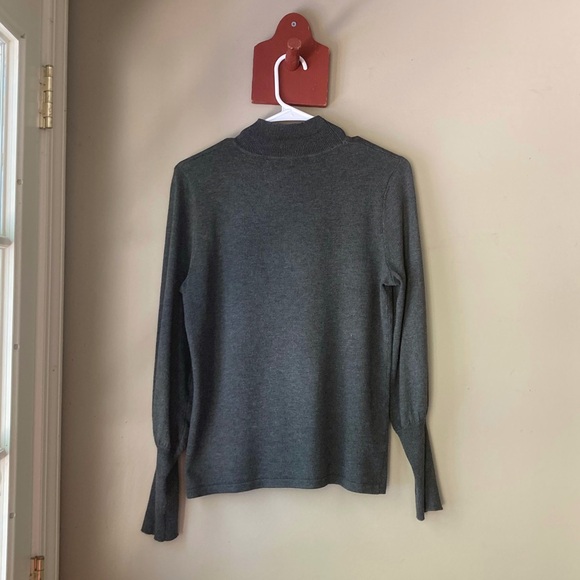 Erin London Grey Soft Lightweight Sweater S - Picture 5 of 6